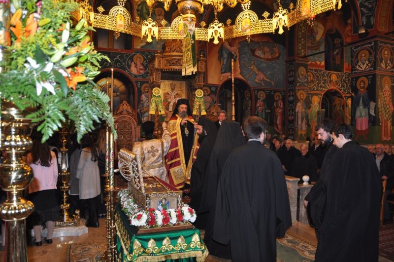  Ἡ σύναξη τοῦ ὁσίου καί θεοφόρου πατρός ἡμῶν Γεωργίου τοῦ Ὁμολογητοῦ
