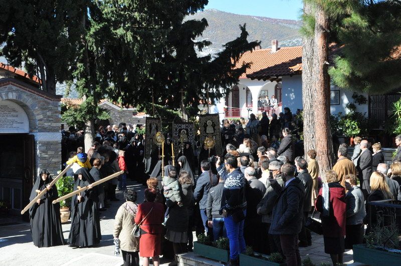 Ἑορτή Ἁγίου Γεωργίου τοῦ Νέου τοῦ Ὁμολογητοῦ στήν Ἱερά Μονή Ἀναλήψεως Σίψας Δράμας