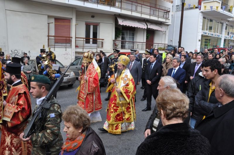 Ἡ ἑορτή τῆς πολιούχου Ἁγίας Βαρβάρας στή Μητρόπολη Δράμας