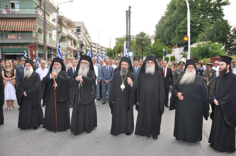 Εκατοστή ἐπέτειος  Ἐλευθερίων της Δράμας - Θυρανοίξια  ἱστορικού παλαιού Μητροπολιτικού Ναού 