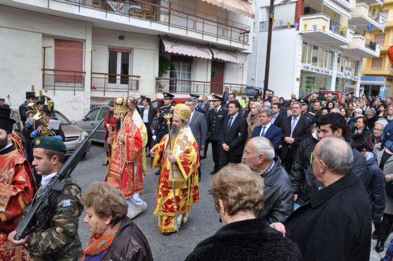 Ἡ ἑορτή τῆς πολιούχου Ἁγίας Βαρβάρας στή Μητρόπολη Δράμας