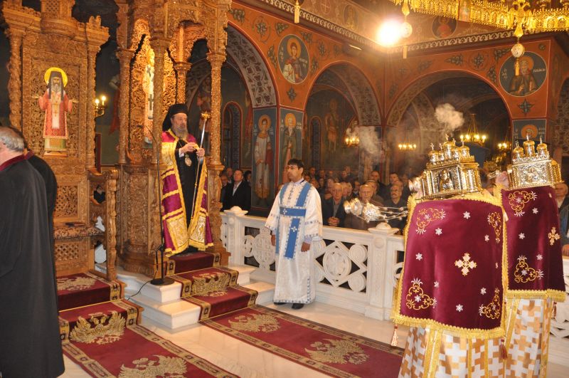 Ἡ ἑορτή τῶν Εἰσοδίων τῆς Θεοτόκου   στήν Ἱερά Μητρόπολη Δράμας.