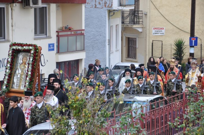 Ἡ ἑορτή τῆς πολιούχου Ἁγίας Βαρβάρας στή Μητρόπολη Δράμας