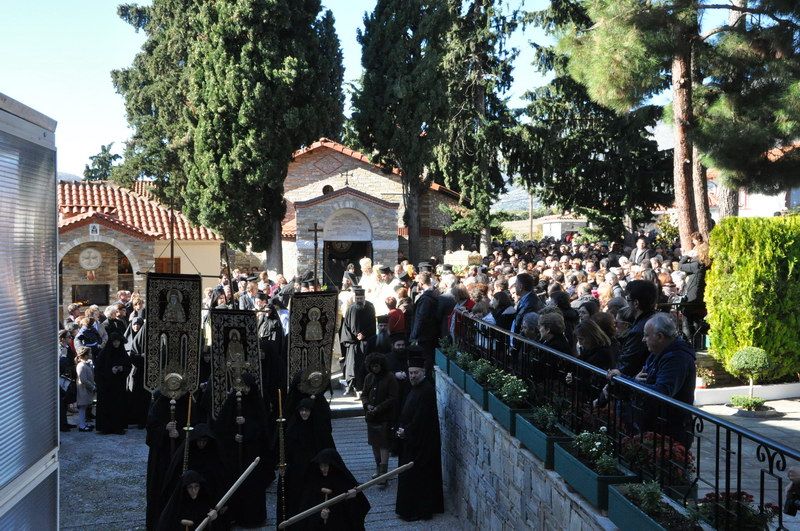 Ἑορτή Ἁγίου Γεωργίου τοῦ Νέου τοῦ Ὁμολογητοῦ στήν Ἱερά Μονή Ἀναλήψεως Σίψας Δράμας