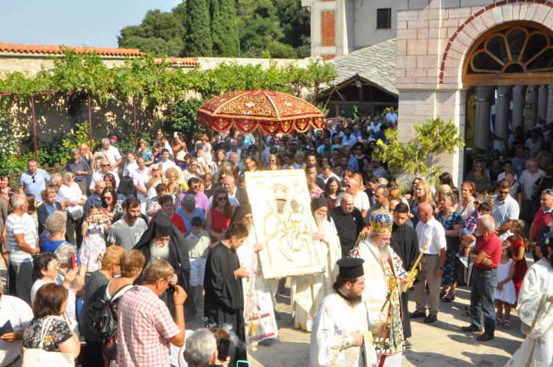 Δεκαπενταύγουστος στήν Ἱερά Μονή Εἰκοσιφοινίσσης