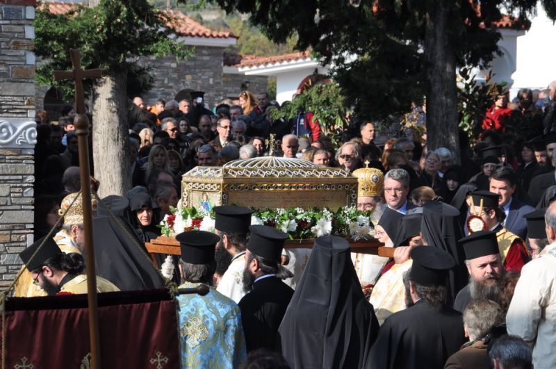 Ἡ μνήμη τοῦ ὁσίου καί θεοφόρου πατρός Γεωργίου τοῦ Ὁμολογητοῦ στήν Ἱερά Μονή Ἀναλήψεως (Σἰψας) Δράμας