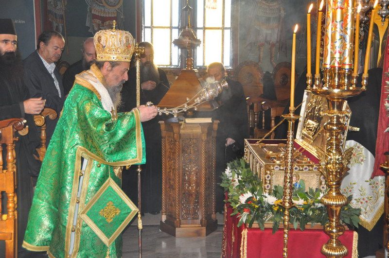 Ἑορτή Ἁγίου Γεωργίου τοῦ Νέου τοῦ Ὁμολογητοῦ στήν Ἱερά Μονή Ἀναλήψεως Σίψας Δράμας