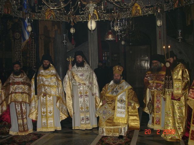 Ιερά Μονή Αγίου Παύλου Αγίου Όρους. Εορτή Ηγούμενου 18-02-2008