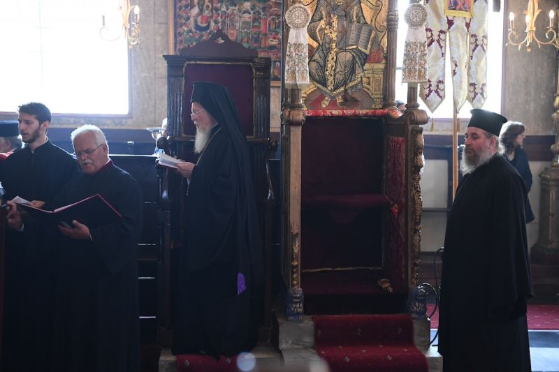 Ο Οικουμενικός Πατριάρχης στο Μετόχι του Παναγίου Τάφου στο Νιχώρι του Βοσπόρου 