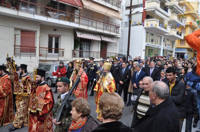 Ἡ ἑορτή τῆς πολιούχου Ἁγίας Βαρβάρας στή Μητρόπολη Δράμας