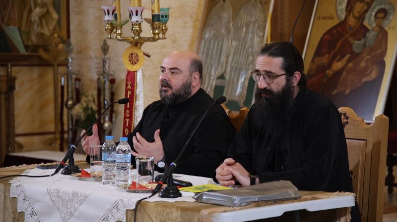 Βιβλιοπαρουσίαση - Ομιλία στην Δράμα π. Χαράλαμπος Παπαδόπουλος (π.Λιβυος)