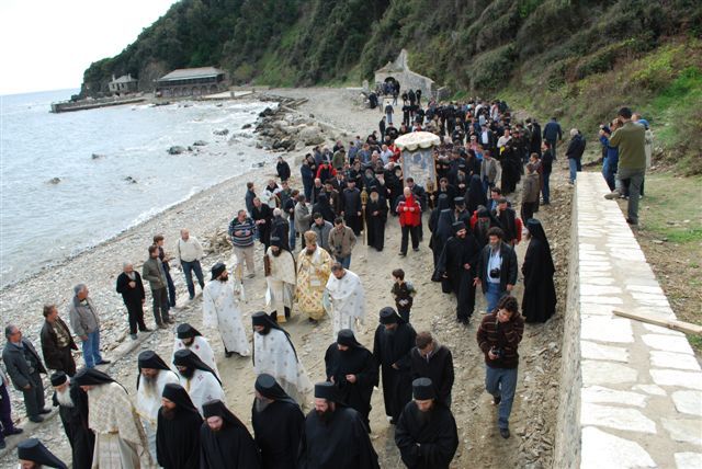 Στην Ιερά Μονή Ιβήρων 5-4-2010