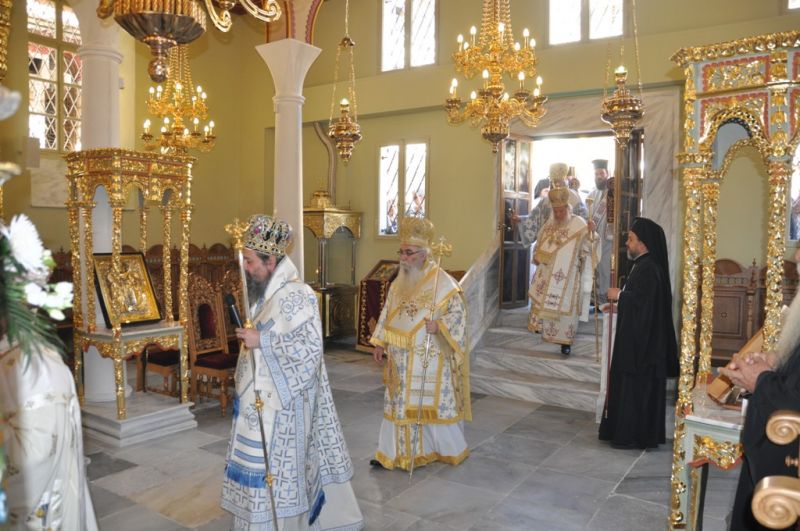 Εκατοστή ἐπέτειος  Ἐλευθερίων της Δράμας - Θυρανοίξια  ἱστορικού παλαιού Μητροπολιτικού Ναού 