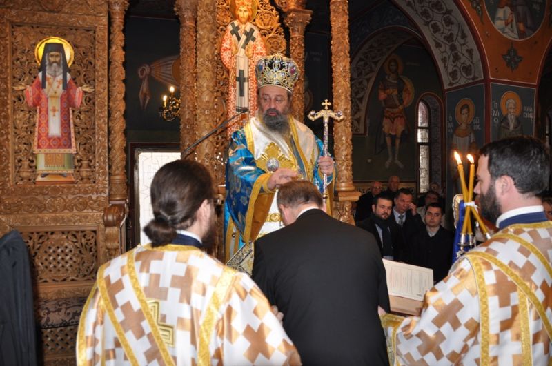 Θεοφάνεια στήν Ἱερά Μητρόπολη Δράμας