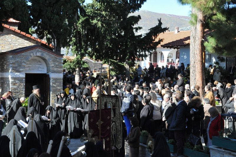 Ἑορτή Ἁγίου Γεωργίου τοῦ Νέου τοῦ Ὁμολογητοῦ στήν Ἱερά Μονή Ἀναλήψεως Σίψας Δράμας