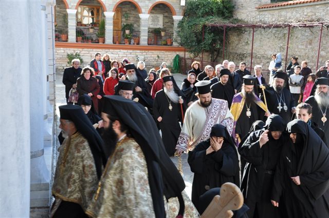 Υποδοχή Λειψάνου Αγ. Διονυσίου στην Ιερά Μονή Εικοσιφοινίσσης 3-1-2010