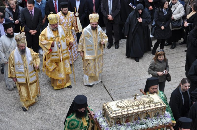 Ἑορτή Ἁγίου Γεωργίου τοῦ Νέου τοῦ Ὁμολογητοῦ στήν Ἱερά Μονή Ἀναλήψεως Σίψας Δράμας.