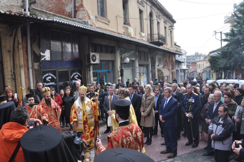 Ἡ ἑορτή τῆς πολιούχου Ἁγίας Βαρβάρας στή Μητρόπολη Δράμας