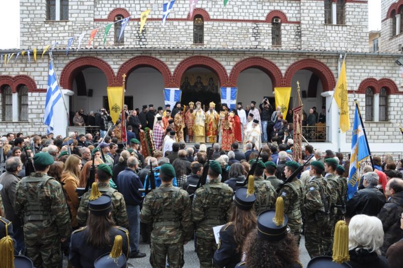 Ἡ ἑορτή τῆς πολιούχου Ἁγίας Βαρβάρας στή Μητρόπολη Δράμας