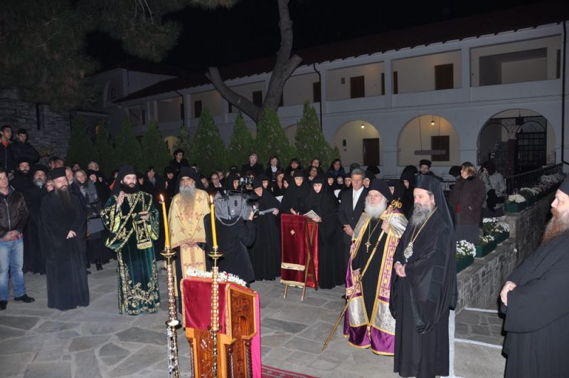 Ἡ μνήμη τοῦ ὁσίου καί θεοφόρου πατρός Γεωργίου τοῦ Ὁμολογητοῦ στήν Ἱερά Μονή Ἀναλήψεως (Σἰψας) Δράμας