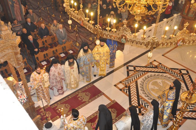 Ἡ ἑορτή τῶν Εἰσοδίων τῆς Θεοτόκου   στήν Ἱερά Μητρόπολη Δράμας.