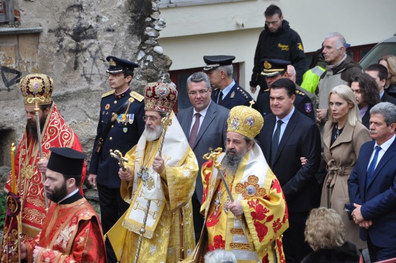 Ἡ ἑορτή τῆς πολιούχου Ἁγίας Βαρβάρας στή Μητρόπολη Δράμας