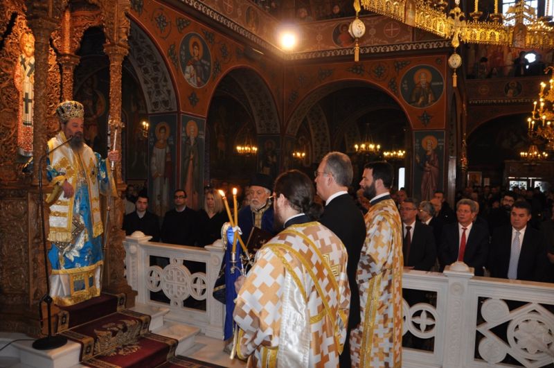 Θεοφάνεια στήν Ἱερά Μητρόπολη Δράμας