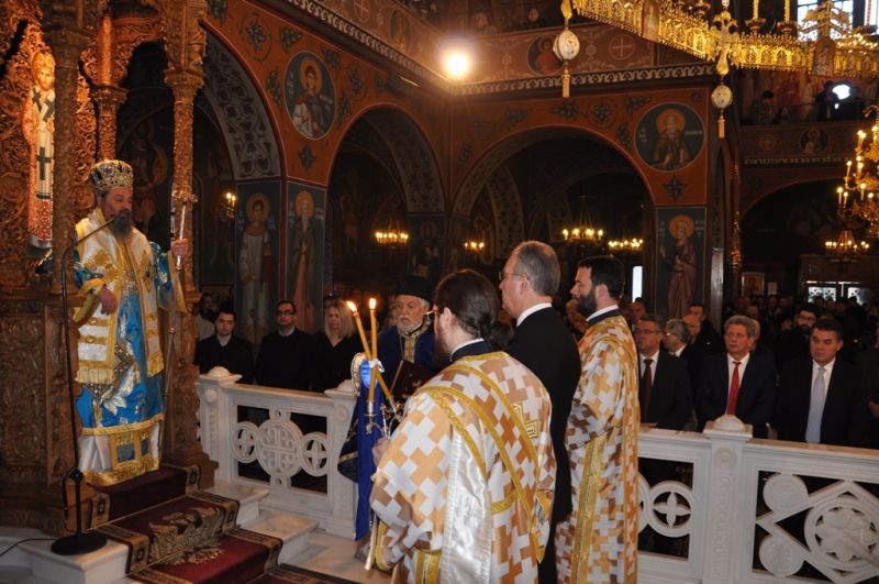 Θεοφάνεια στήν Ἱερά Μητρόπολη Δράμας