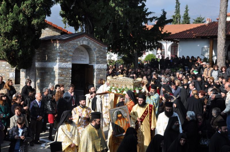 Ἡ μνήμη τοῦ ὁσίου καί θεοφόρου πατρός Γεωργίου τοῦ Ὁμολογητοῦ στήν Ἱερά Μονή Ἀναλήψεως (Σἰψας) Δράμας