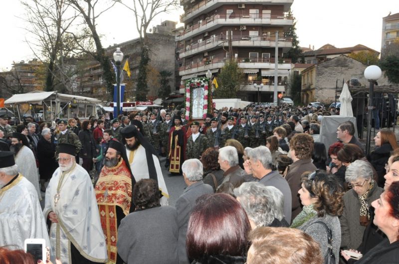 Ἡ μνήμη τῆς πολιούχου ἁγίας ἐνδόξου μεγαλομάρτυρος Βαρβάρας 2015