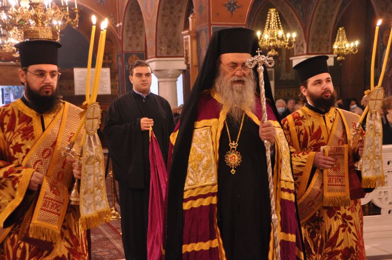 Ἡ ἑορτή τῶν Εἰσοδίων τῆς Θεοτόκου  στόν Ἱερό Μητροπολιτικό Ναό Δράμας - 2022