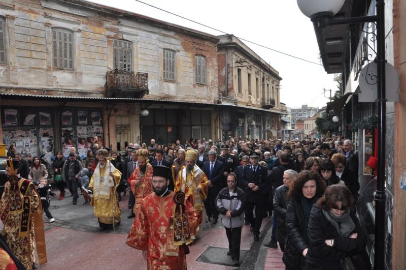 Ἡ ἑορτή τῆς πολιούχου Ἁγίας Βαρβάρας στή Μητρόπολη Δράμας