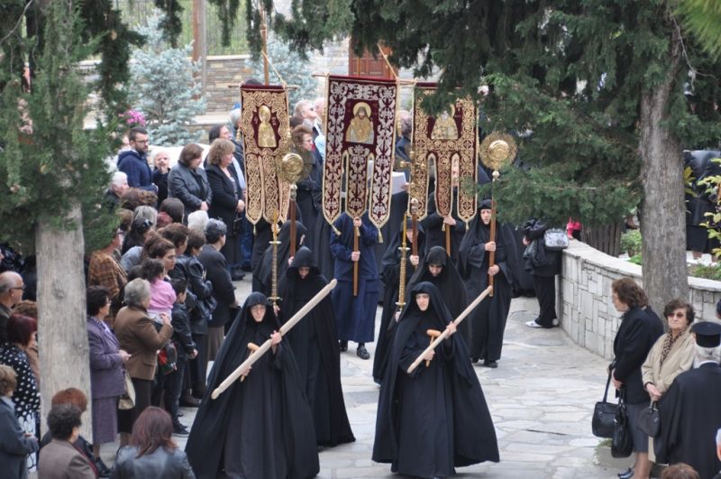 Ἑορτή Ἁγίου Γεωργίου τοῦ Νέου τοῦ Ὁμολογητοῦ στήν Ἱερά Μονή Ἀναλήψεως Σίψας Δράμας.