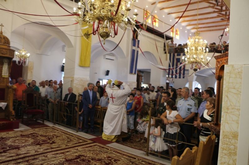 Τά ἐγκαίνια τοῦ ἱεροῦ Ναοῦ Ἁγίων Ἀναργύρων Δράμας