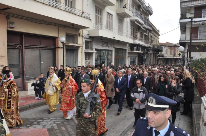 Ἡ ἑορτή τῆς πολιούχου Ἁγίας Βαρβάρας στή Μητρόπολη Δράμας