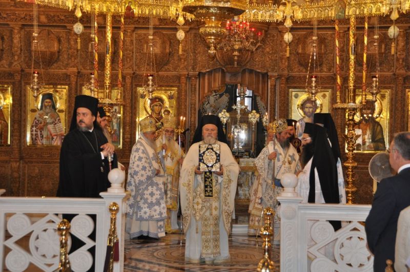 Εκατοστή ἐπέτειος  Ἐλευθερίων της Δράμας - Θυρανοίξια  ἱστορικού παλαιού Μητροπολιτικού Ναού 