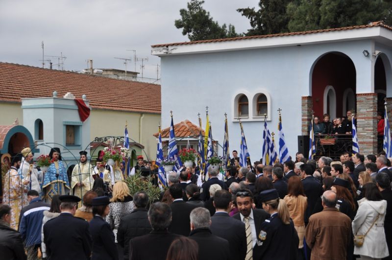 Ο ΕΟΡΤΑΣΜΟΣ ΤΗΣ 25ης  ΜΑΡΤΙΟΥ ΣΤΗ ΜΗΤΡΟΠΟΛΗ ΔΡΑΜΑΣ