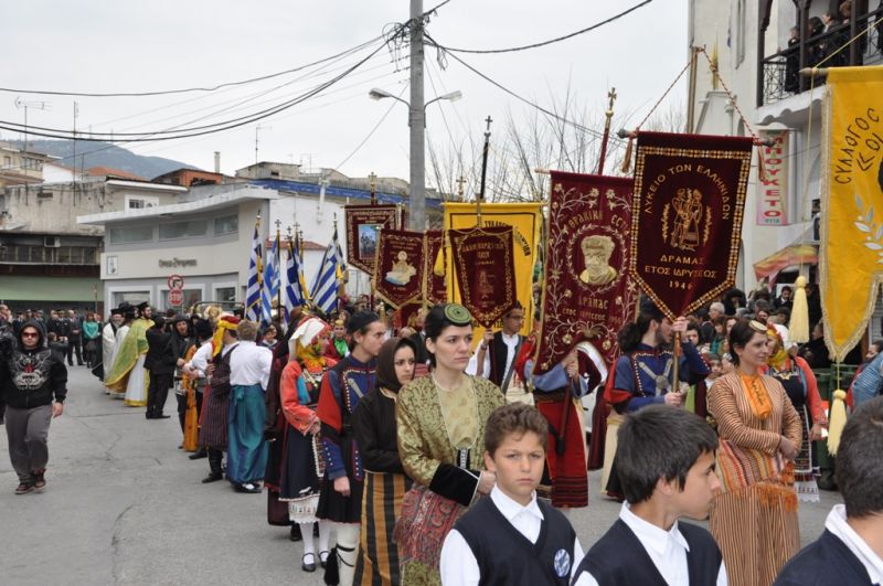 Τά ἱερά λείψανα τοῦ Ὁσίου καί Θεοφόρου Γεωργίου τοῦ νέου στήν πόλη τῆς Δράμας στίς 28-30 Μαρτίου 2014