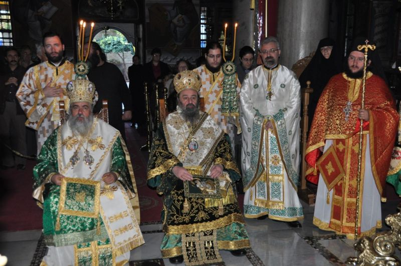 Ἡ ἑορτή τῶν Εἰσοδίων τῆς Θεοτόκου   στήν Ἱερά Μητρόπολη Δράμας.  