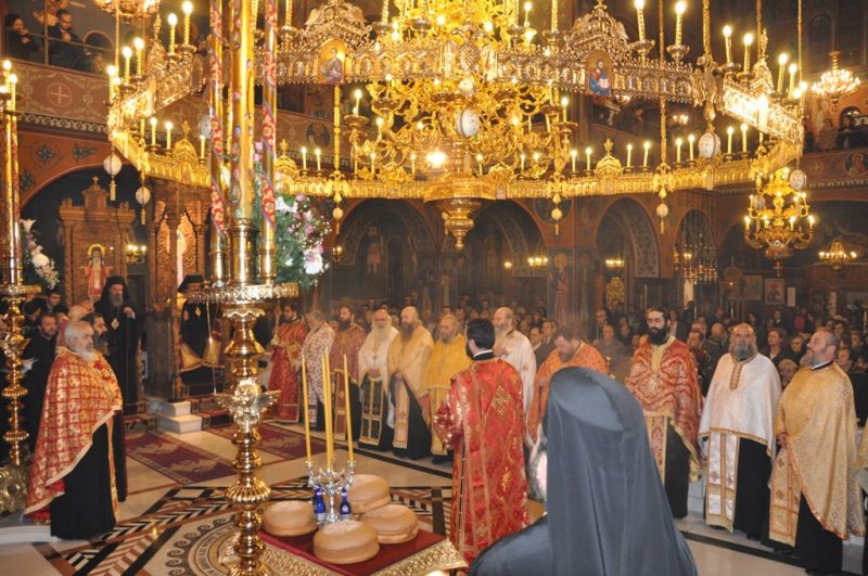 Ἡ μνήμη τῆς πολιούχου ἁγίας ἐνδόξου μεγαλομάρτυρος Βαρβάρας 2015