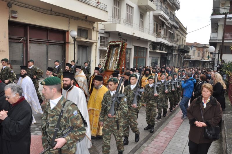 Ἡ ἑορτή τῆς πολιούχου Ἁγίας Βαρβάρας στή Μητρόπολη Δράμας