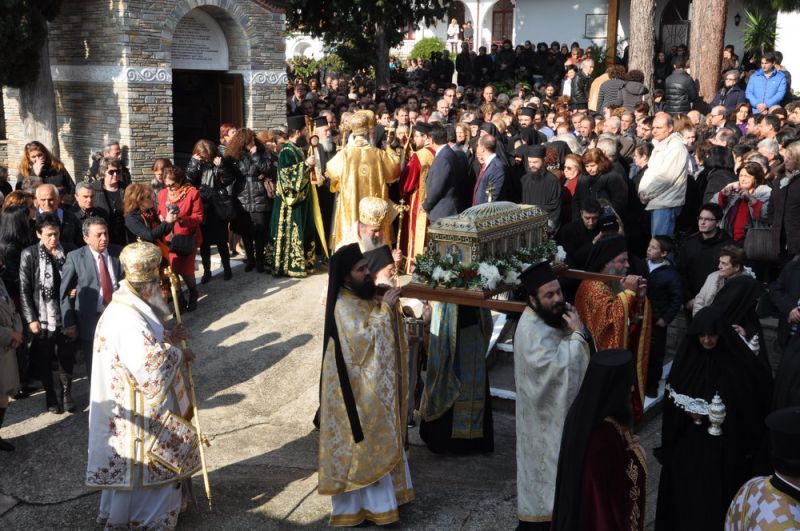 Ἡ μνήμη τοῦ ὁσίου καί θεοφόρου πατρός Γεωργίου τοῦ Ὁμολογητοῦ στήν Ἱερά Μονή Ἀναλήψεως (Σἰψας) Δράμας