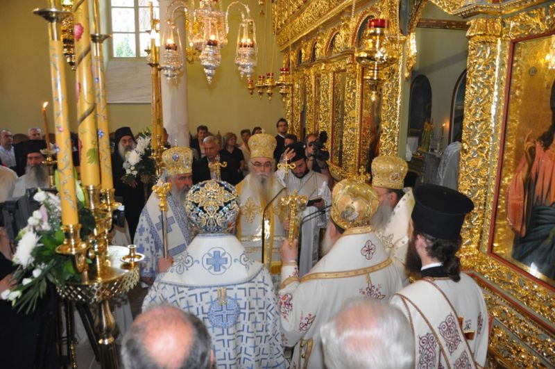 Εκατοστή ἐπέτειος  Ἐλευθερίων της Δράμας - Θυρανοίξια  ἱστορικού παλαιού Μητροπολιτικού Ναού 