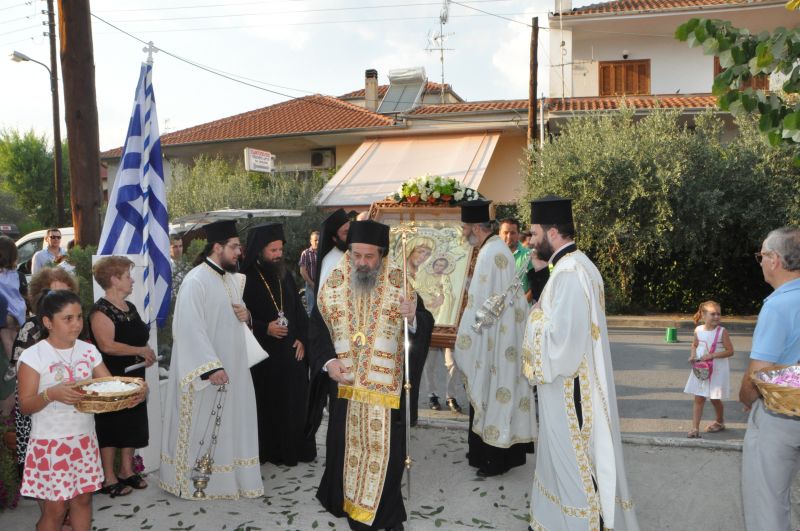 Η Παναγία η Ιεροσολυμίτισσα στον Άγιο Χρυσόστομο Δράμας