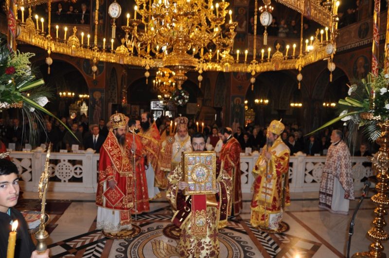 Ἡ ἑορτή τῆς πολιούχου Ἁγίας Βαρβάρας στή Μητρόπολη Δράμας