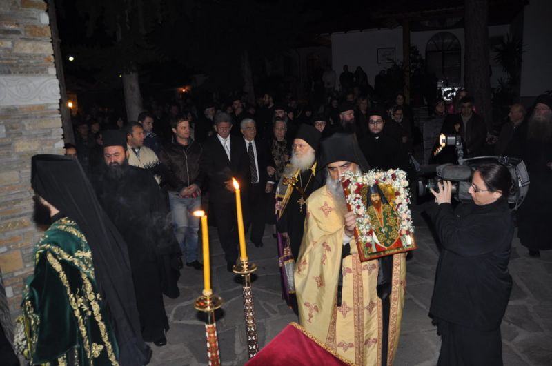 Ἡ μνήμη τοῦ ὁσίου καί θεοφόρου πατρός Γεωργίου τοῦ Ὁμολογητοῦ στήν Ἱερά Μονή Ἀναλήψεως (Σἰψας) Δράμας