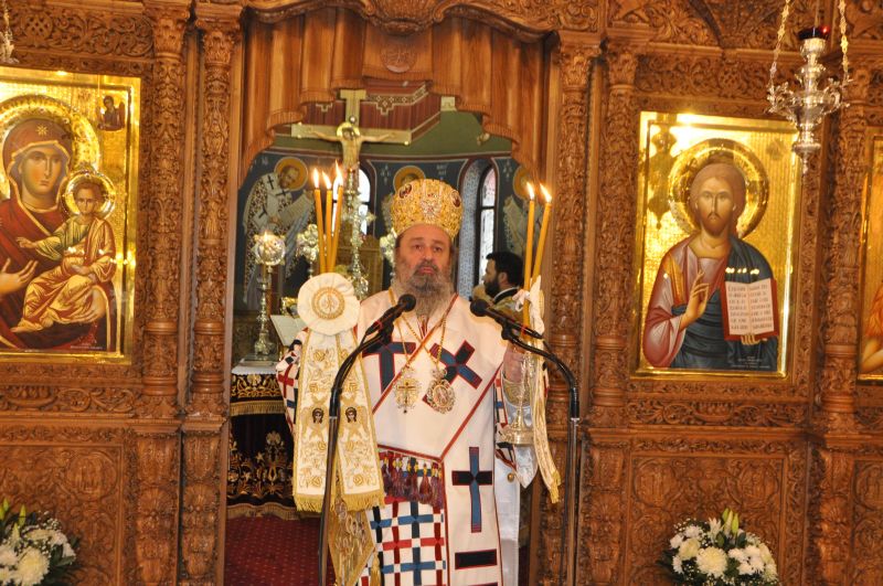 Ἡ ἑορτή τῶν Εἰσοδίων τῆς Θεοτόκου   στήν Ἱερά Μητρόπολη Δράμας.
