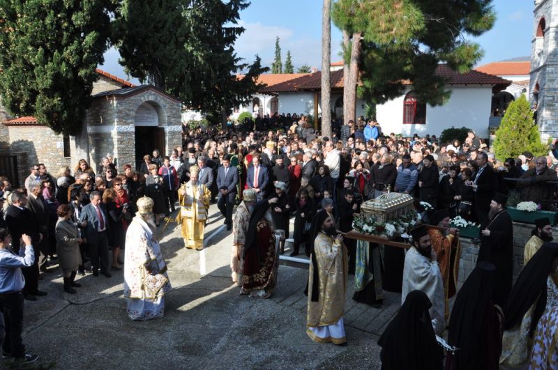 Ἡ μνήμη τοῦ ὁσίου καί θεοφόρου πατρός Γεωργίου τοῦ Ὁμολογητοῦ στήν Ἱερά Μονή Ἀναλήψεως (Σἰψας) Δράμας