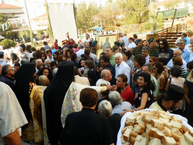 XΡΟΝΙΚΟ  ΠΑΝΗΓΥΡΕΩΣ ΙΕΡΟΥ ΝΑΟΥ ΑΓΙΟΥ ΧΡΥΣΟΣΤΟΜΟΥ 2013