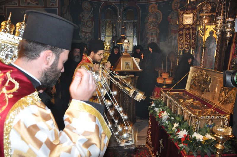 Ἑορτή Ἁγίου Γεωργίου τοῦ Νέου τοῦ Ὁμολογητοῦ στήν Ἱερά Μονή Ἀναλήψεως Σίψας Δράμας